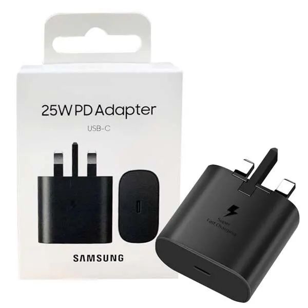 Samsung-Compatible 25W PD Fast Charger — Adapter Only