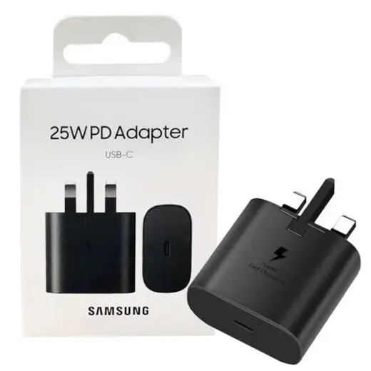 Samsung-Compatible 25W PD Fast Charger — Adapter Only