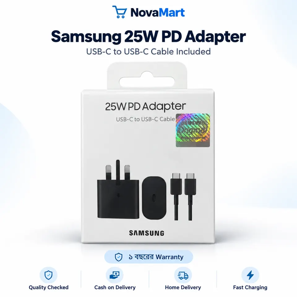Samsung 25W Adapter with C to C Cable product image 1