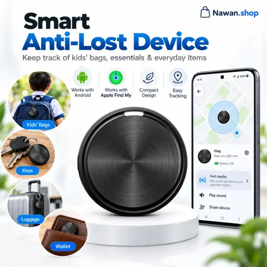 Smart Dual-System Anti-Lost Tracker — Works with Apple Find My & Android Find Hub